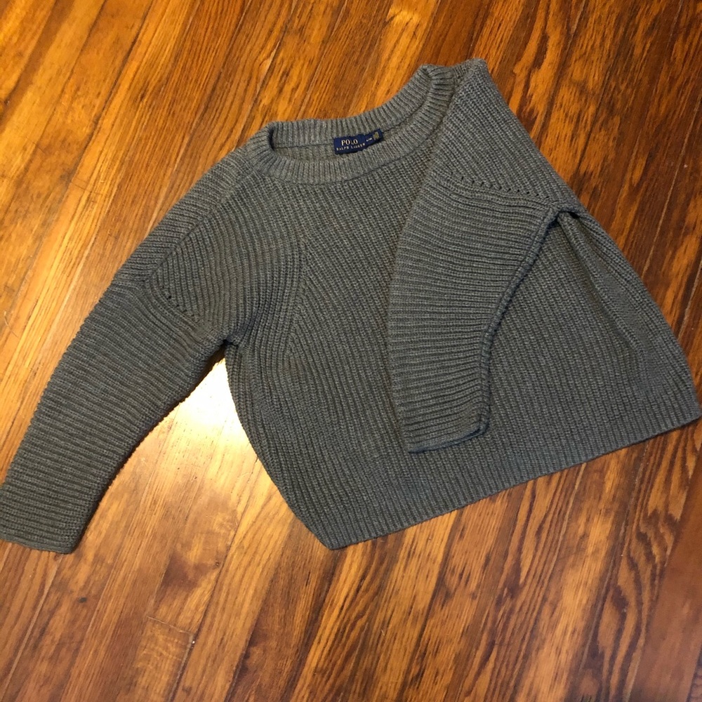 Polo Crop Sweater